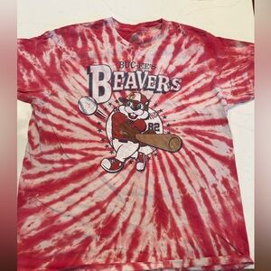 Authentic Buc-ee’s Red Tie-Dye T-Shirt